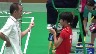 2017年 バドミントン女子シングルス 聖ウルスラ英智×西武台千葉 準々決勝 1 [upl. by Carroll]