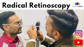 How to do Radical Retinoscopy  Perform retinoscopy even in dull reflex  Challenging Retinoscopy [upl. by Aicul]