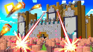 VILLAGERS vs PILLAGERS  Minecraft WAR [upl. by Cattima890]