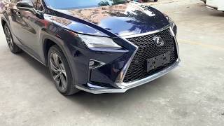 20162019 Lexus RX200t 350 450h Convert to FSport Style Grille Splitter Diffuser [upl. by Ahsertal476]