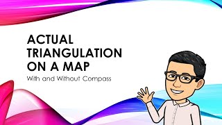 Actual Triangulation on a Map [upl. by Wang]