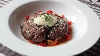 Beef Medallions with Fresh Horseradish Cream and Cherry Tomato Salad [upl. by Nuhsar]