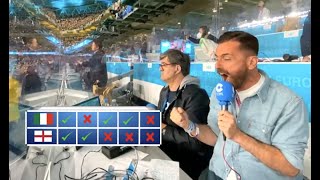 Así narró la emocionante tanda de penaltis del ItaliaInglaterra Final Eurocopa Rubén Martín [upl. by Siegfried]