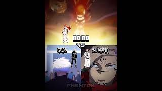 Gojo and Sukuna vs Nono diebuster [upl. by Tay161]