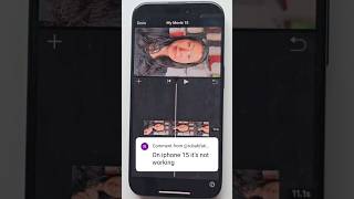 editing vertical videos in iMovie on iPhone [upl. by Eigram221]