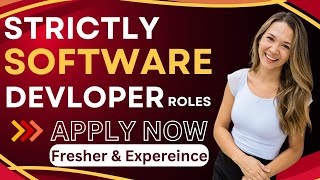 Software Developer Hiring Freshers amp Experience Apply  Dont Miss [upl. by Ferna516]