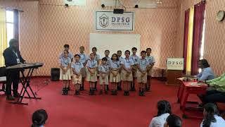 Aao hum haath milaayein  Saraswati House Interhouse Singing Competition 27 Oct 2023 at DPSG PV [upl. by Naes]