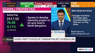 Godrej Properties Township Project In Bengaluru First Phase Of Development Expected In FY25 [upl. by Roselin]