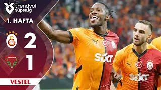 Vestel  Galatasaray 21 A Hatayspor  HighlightsÖzet  Trendyol Süper Lig  202425 [upl. by Atiz]