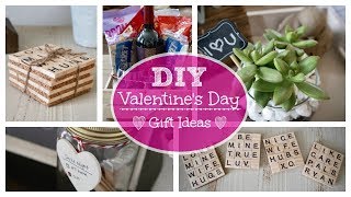 DIY Valentine Gift Ideas  4 CHEAP amp EASY Gifts [upl. by Delcine486]