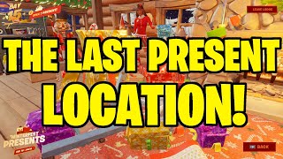 How To OPEN THE LAST PRESENT In Fortnite Winterfest 2021 Secret Present [upl. by Fiona65]