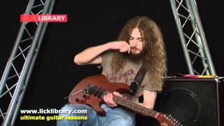 Guthrie Govan  Robben Ford Guitar Sound  Guitar Tips Licklibrary [upl. by Calbert720]