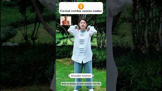 Cervical vertebra exercise routine 2 and3taichi meridian practice exercise healthylifestyle [upl. by Amol842]