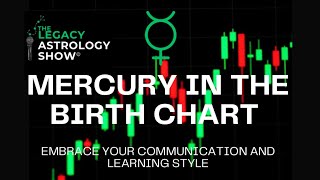 Mercury In The Birth Chart  Full Episode  Examples amp Interpretations [upl. by Tally]