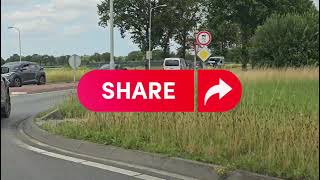 Driving to Oude Pekela In English Old Pickle Groningen Netherlands 🇳🇱 [upl. by Brose]