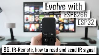 ESP32 amp ESP8266  IRRemote how to read and send IR signal [upl. by Kaleb827]