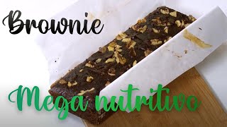 BROWNIE SUPER NUTRITIVO  Cómo me sano  Receta Fácil [upl. by Dorree]