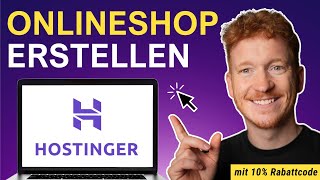 Hostinger Onlineshop erstellen  Hostinger Tutorial auf Deutsch 2024 [upl. by Arnelle]