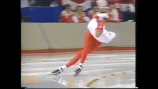 Winter Olympic Games Calgary 1988  500 m Gulyayev  Bae [upl. by Yessej]