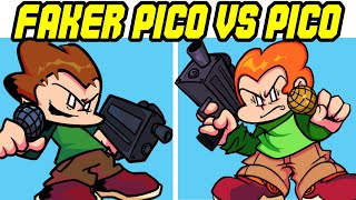 Friday Night Funkin VS Faker Pico FNF Mod [upl. by Eicam]