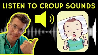 Doctor explains Croup with real example of Croup sounds  Barking Cough in children [upl. by Thorlie]