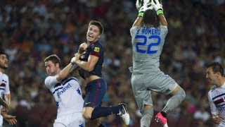 Barcelona vs Sampdoria 01 All Goals amp Full Highlights 20082012 Gamper Trophy [upl. by Leikeze]