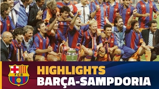 European Cup Final 1992 I Highlights FC Barcelona  UC Sampdoria 10 [upl. by Ahsitan877]