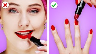 GIRL LIFE HACKS  11 Beauty Hacks amp Fashion Ideas by Crafty Panda [upl. by Vachil62]