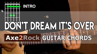 Guitar Chord Tutorial  Dont Dream Its Over  Crowded House [upl. by Mchale]