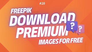 How to download Freepik Premium files free  freepik premium images and vector free mein [upl. by Ahsimat639]