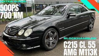 BlockHändler Mercedes Benz C215 CL55 AMG M113K 55 Liter Kompressor NinosKfzGarage [upl. by Thielen]