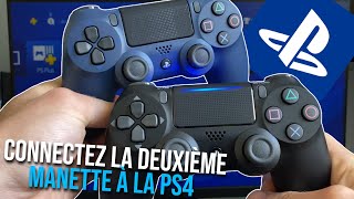 Comment connecter une deuxième manette sur la PS4  Comment connecté un mannette de PS4 [upl. by Egrog]