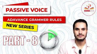 PASSIVE VOICE  PART 8  Test Paper [upl. by Nagud182]