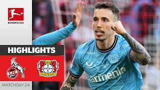 Grimaldo Strikes As B04 Go 10 Clear  1 FC Köln  Bayer Leverkusen 02  Highlights MD24 – BL 2324 [upl. by Garey]