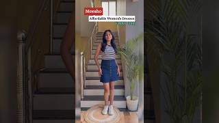 meeshofinds affordable dresswomen trendy dress haul meesho fashion meeshoclothing [upl. by Nirag]