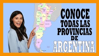 ✅✅✅¿Cuáles son las PROVINCIAS DE ARGENTINA  EL mapa POLÍTICO de ARGENTINA [upl. by Huba697]