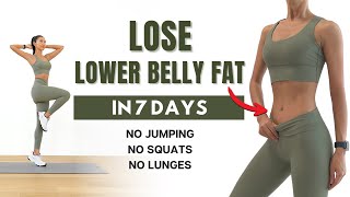 LOSE LOWER BELLY FAT in 7 Days🔥30 MIN Nonstop Standing Abs Workout  No Squat No Lunge No Jumping [upl. by Aicirtal]