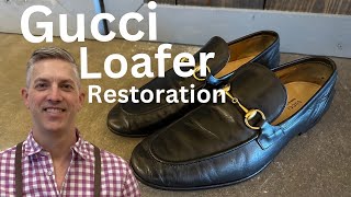 900 Gucci Loafers Restored Are they Worth it [upl. by Aitnahs185]