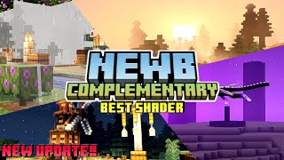 Best Shader For Mcpe Patch latest with download link🔥 • less lagg • Aurora Night [upl. by Ediva474]