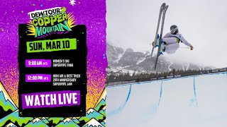 Women’s Ski Superpipe Final  Dew Tour Copper 2024 [upl. by Eleira]