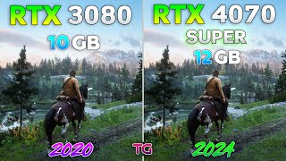 RTX 4070 SUPER vs RTX 3080  Test in 10 Games [upl. by Raynata]