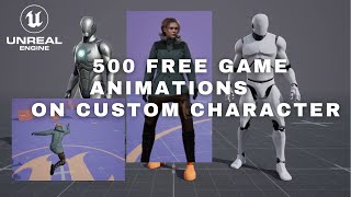 Add your custom character to Game Animation Sample Project  Motion Matching [upl. by Dupuis253]