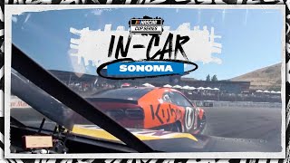 Textbook bumpandrun Chase Elliott moves Ross Chastain on Sonoma final lap  NASCAR [upl. by Annaej]