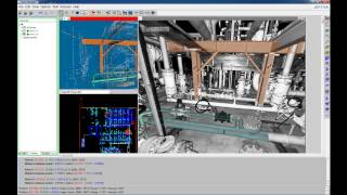 AVEVA Laser Modeller3D модель по облаку точек3D model by point cloud [upl. by Ainerol]