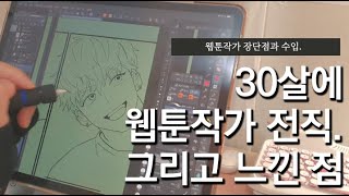 고민하다 그냥 올리는 30세 웹툰작가 브이로그webtoonist vlog [upl. by Nayb]