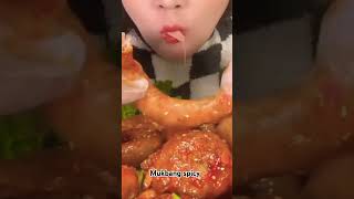 Mukbang shorts asmr mukbang food eating bigbiteschallenge bigbites eatingsounds [upl. by Alehtse268]