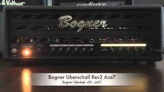 Bogner Uberschall Rev2 Green with 6ca7 Tubes through Bogner Uberkab [upl. by Stockmon762]