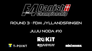 Juju Noda F4 Danish Championship 2021  Round 3 Jyllandsring highlights [upl. by Hcurab]