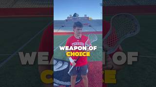 Weapon of Choice for Boston University Lacrosse Player lacrosse [upl. by Alyat]