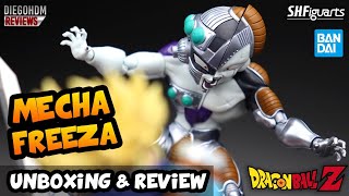 MECHA FREEZA SH Figuarts Dragon Ball Z Bandai Unboxing e Review BR [upl. by Rahab376]